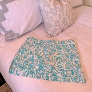 FLASH SALE ‼️ Lilly Pulitzer Aqua Blue Skort